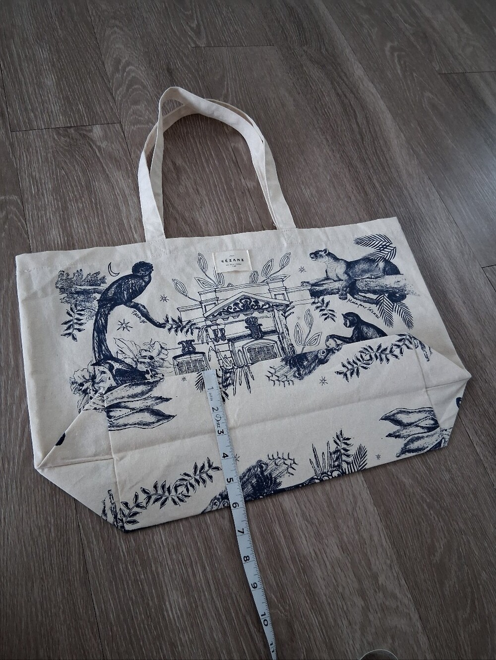 Sezane × Maia Bunge Paradiso Jungle Canvas Tote - Picture 11 of 15